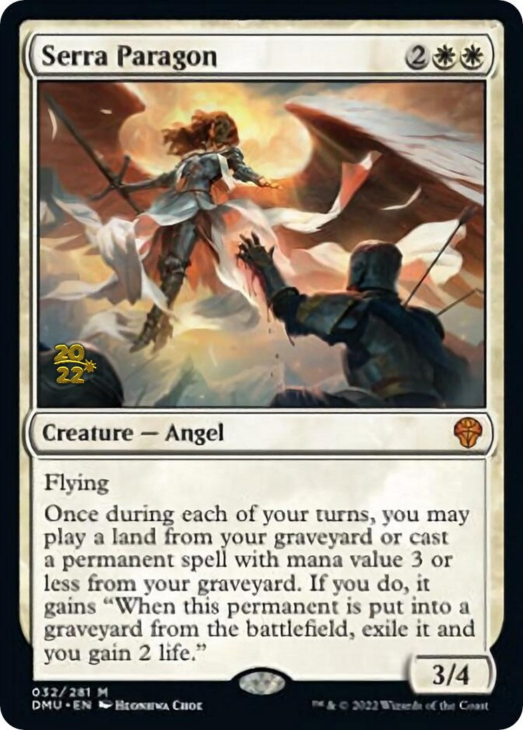 Serra Paragon [Dominaria United Prerelease Promos] | Cards and Coasters CA