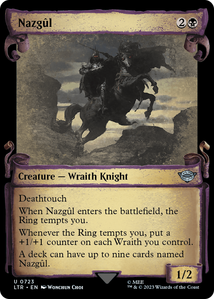 Nazgul (0723) [The Lord of the Rings: Tales of Middle-Earth Showcase Scrolls] | Cards and Coasters CA