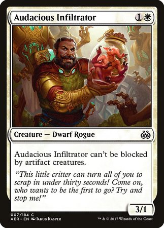 Audacious Infiltrator [Aether Revolt] | Cards and Coasters CA