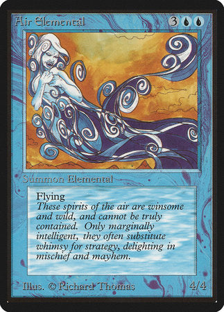 Air Elemental [Limited Edition Beta] | Cards and Coasters CA