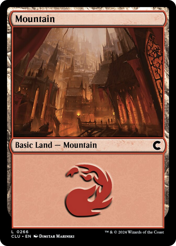 Mountain (0266) [Ravnica: Clue Edition] | Cards and Coasters CA