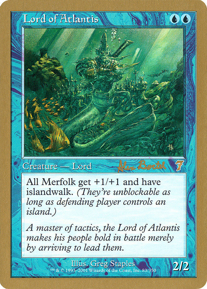 Lord of Atlantis (Alex Borteh) [World Championship Decks 2001] | Cards and Coasters CA