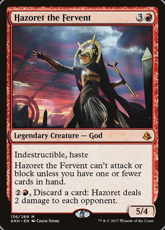 Hazoret the Fervent [Amonkhet] | Cards and Coasters CA