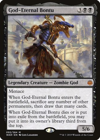 God-Eternal Bontu [War of the Spark] | Cards and Coasters CA