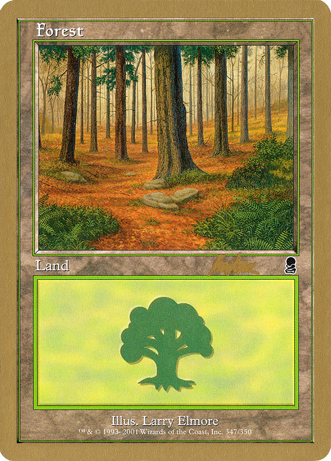 Forest (bk347) (Brian Kibler) [World Championship Decks 2002] | Cards and Coasters CA