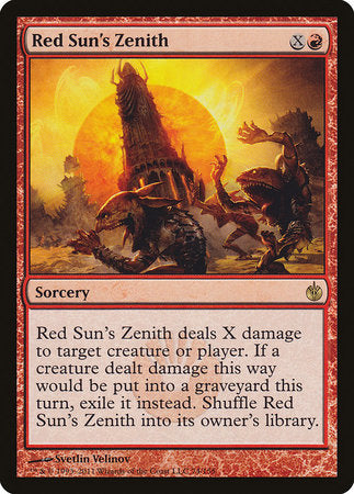 Red Sun's Zenith [Mirrodin Besieged] | Cards and Coasters CA