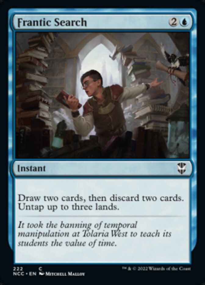 Frantic Search [Streets of New Capenna Commander] | Cards and Coasters CA