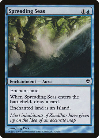 Spreading Seas [Zendikar] | Cards and Coasters CA