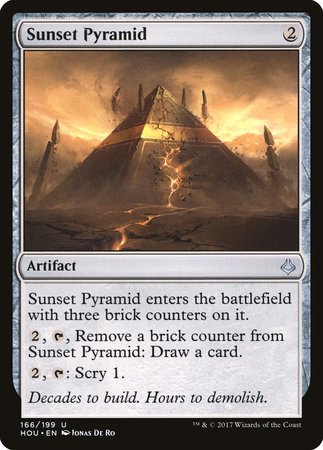 Sunset Pyramid [Hour of Devastation] | Cards and Coasters CA