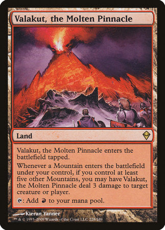 Valakut, the Molten Pinnacle [Zendikar] | Cards and Coasters CA