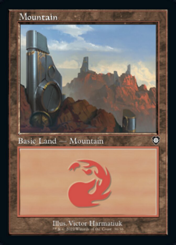 Mountain (036) (Retro) [The Brothers' War Commander] | Cards and Coasters CA