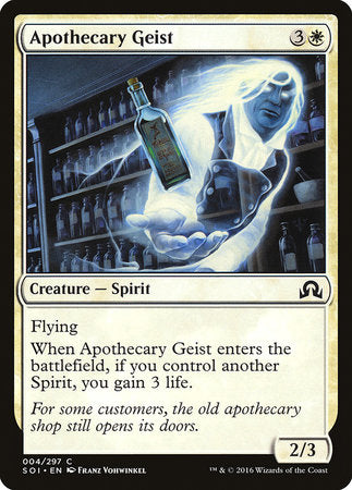 Apothecary Geist [Shadows over Innistrad] | Cards and Coasters CA