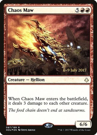 Chaos Maw [Hour of Devastation Promos] | Cards and Coasters CA