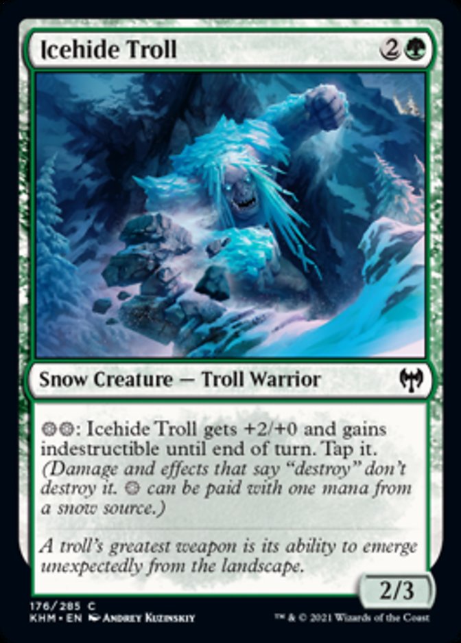 Icehide Troll [Kaldheim] | Cards and Coasters CA
