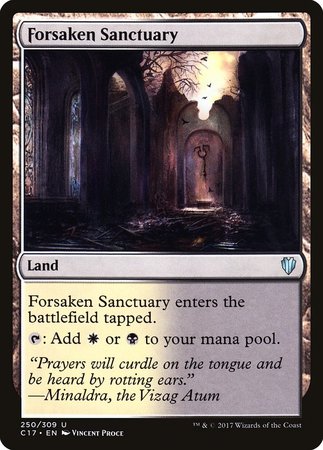 Forsaken Sanctuary [Commander 2017] | Cards and Coasters CA