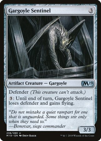 Gargoyle Sentinel [Core Set 2019] | Cards and Coasters CA