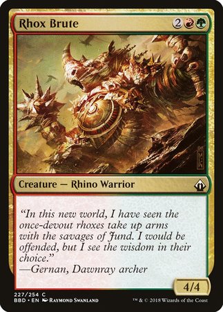 Rhox Brute [Battlebond] | Cards and Coasters CA