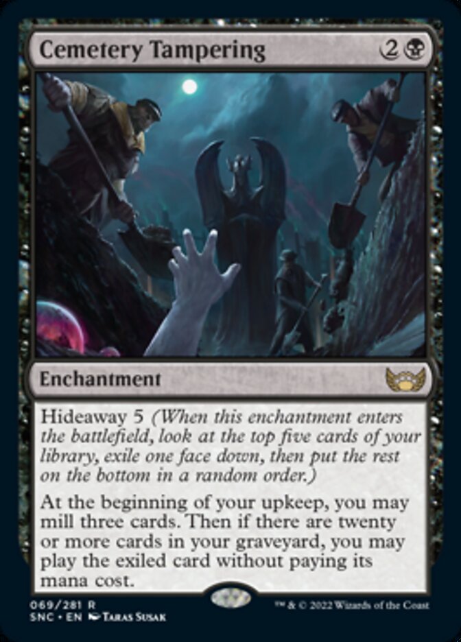 Cemetery Tampering [Streets of New Capenna] | Cards and Coasters CA