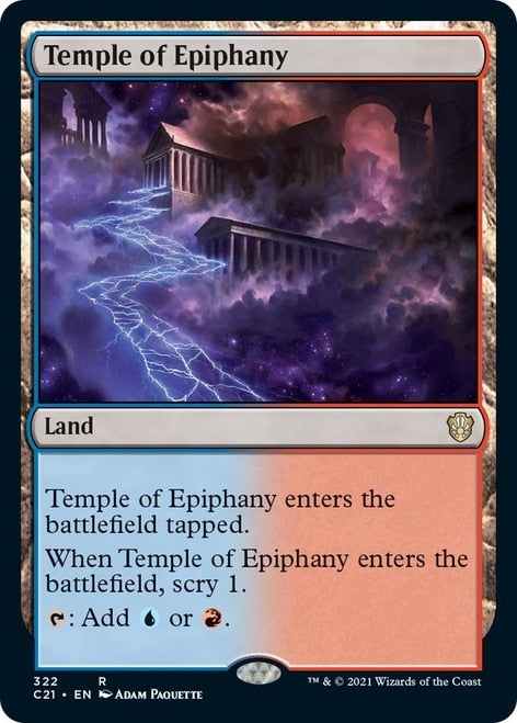 Temple of Epiphany [Commander 2021] | Cards and Coasters CA