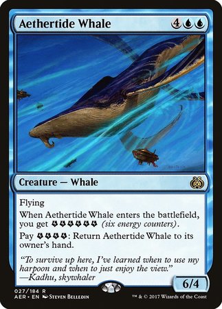 Aethertide Whale [Aether Revolt] | Cards and Coasters CA