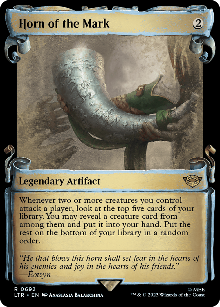 Horn of the Mark [The Lord of the Rings: Tales of Middle-Earth Showcase Scrolls] | Cards and Coasters CA