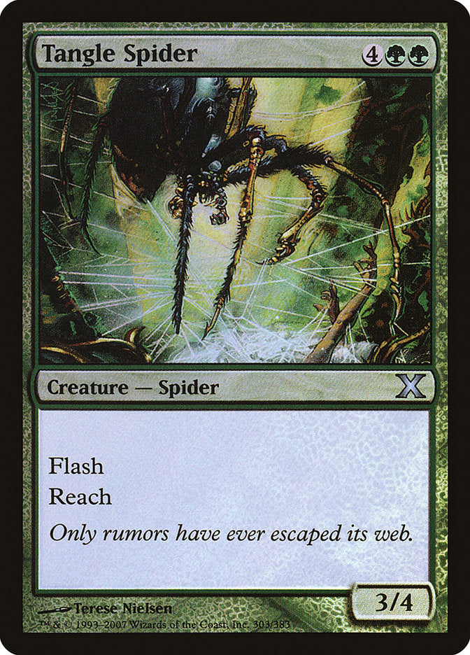 Tangle Spider (Premium Foil) [Tenth Edition] | Cards and Coasters CA