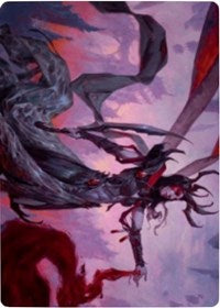 Drana, the Last Bloodchief Art Card [Zendikar Rising Art Series] | Cards and Coasters CA