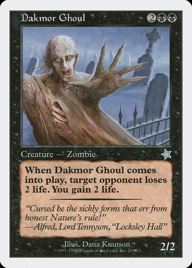 Dakmor Ghoul [Starter 1999] | Cards and Coasters CA