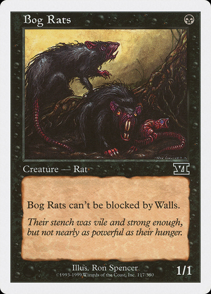 Bog Rats [Classic Sixth Edition] | Cards and Coasters CA