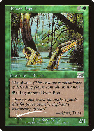 River Boa [Friday Night Magic 2000] | Cards and Coasters CA