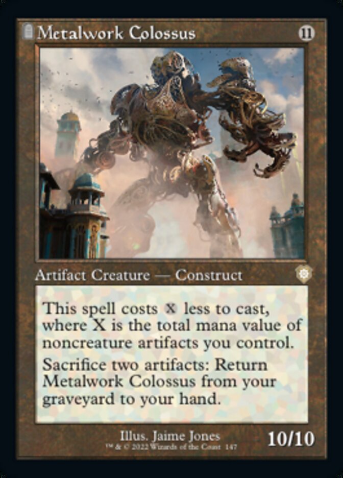 Metalwork Colossus (Retro) [The Brothers' War Commander] | Cards and Coasters CA