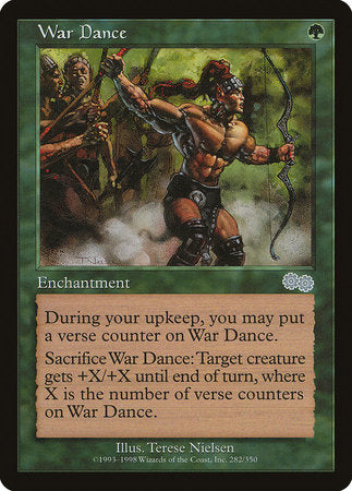 War Dance [Urza's Saga] | Cards and Coasters CA