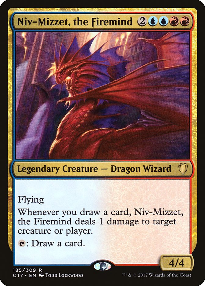 Niv-Mizzet, the Firemind [Commander 2017] | Cards and Coasters CA