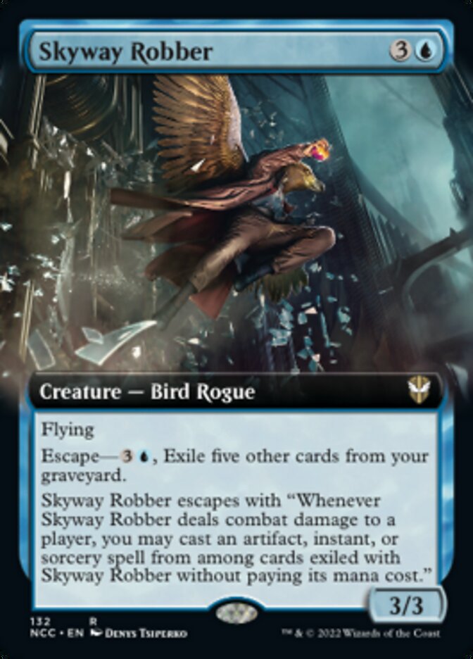 Skyway Robber (Extended Art) [Streets of New Capenna Commander] | Cards and Coasters CA