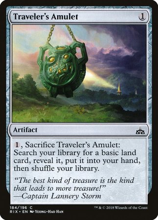 Traveler's Amulet [Rivals of Ixalan] | Cards and Coasters CA