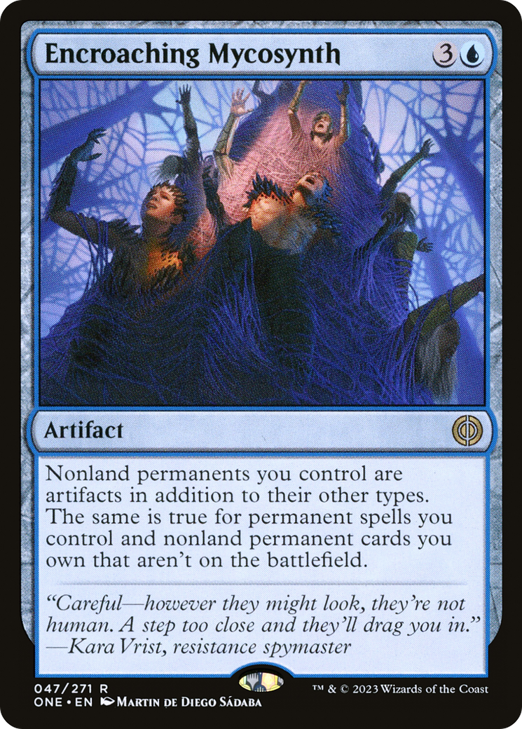Encroaching Mycosynth [Phyrexia: All Will Be One] | Cards and Coasters CA