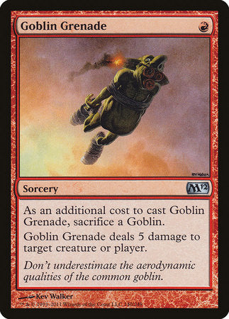 Goblin Grenade [Magic 2012] | Cards and Coasters CA