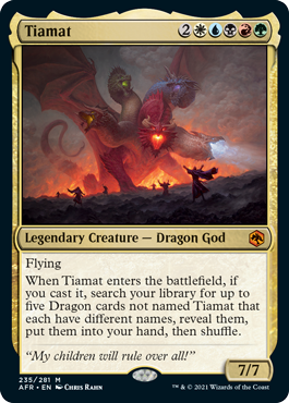 Tiamat [Dungeons & Dragons: Adventures in the Forgotten Realms] | Cards and Coasters CA