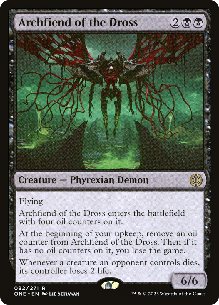 Archfiend of the Dross [Phyrexia: All Will Be One] | Cards and Coasters CA