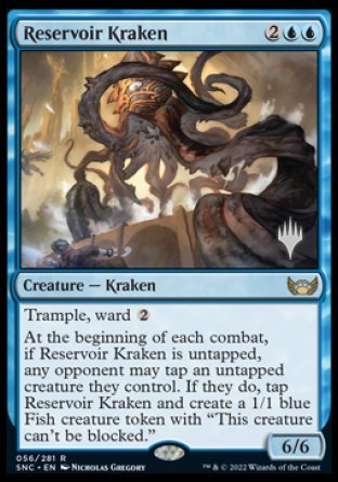 Reservoir Kraken (Promo Pack) [Streets of New Capenna Promos] | Cards and Coasters CA