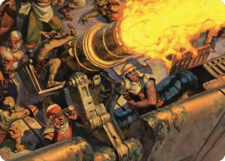 Mana Cannons Art Card [Dominaria United Art Series] | Cards and Coasters CA