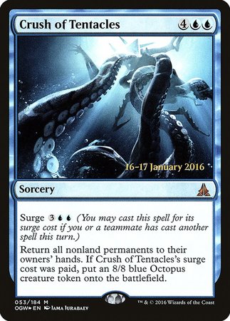 Crush of Tentacles [Oath of the Gatewatch Promos] | Cards and Coasters CA