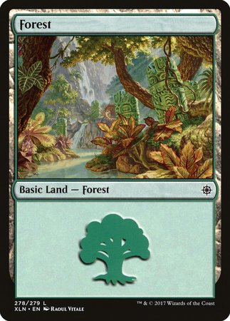 Forest (278) [Ixalan] | Cards and Coasters CA