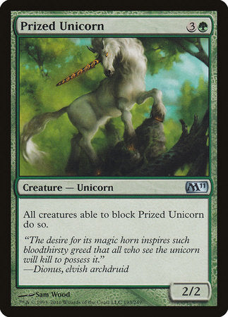 Prized Unicorn [Magic 2011] | Cards and Coasters CA