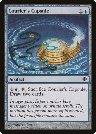 Courier's Capsule [Shards of Alara] | Cards and Coasters CA