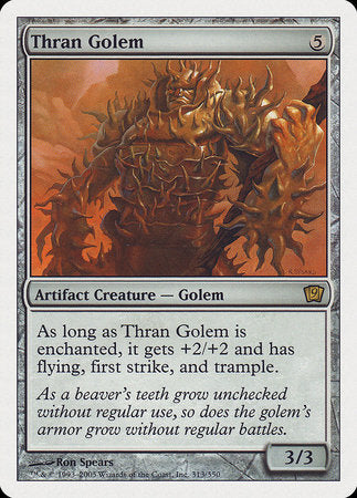 Thran Golem [Ninth Edition] | Cards and Coasters CA