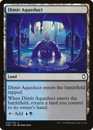 Dimir Aqueduct [Commander Anthology Volume II] | Cards and Coasters CA