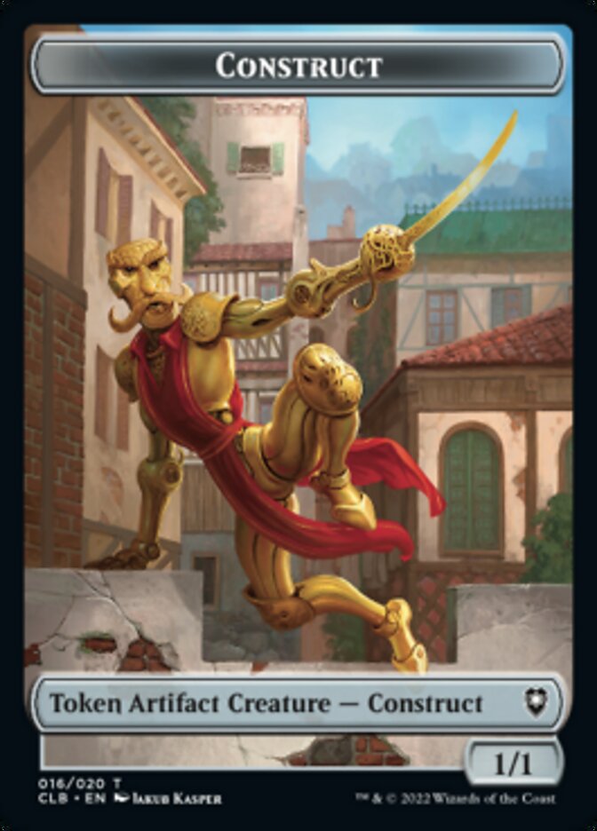 Construct Token [Commander Legends: Battle for Baldur's Gate Tokens] | Cards and Coasters CA