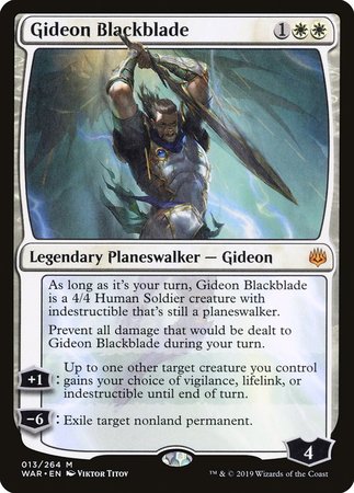 Gideon Blackblade [War of the Spark] | Cards and Coasters CA