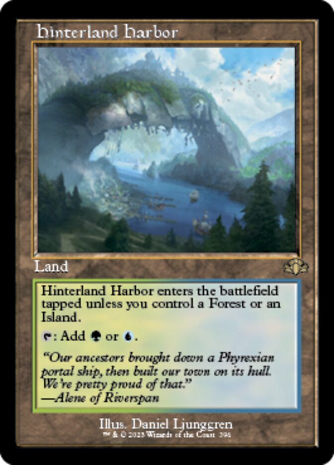 Hinterland Harbor (Retro) [Dominaria Remastered] | Cards and Coasters CA